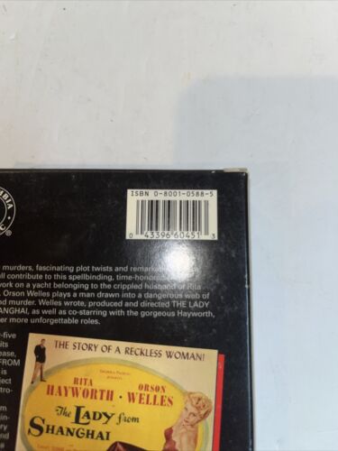 The Lady from Shanghai (VHS, 1992) Orsen Welles • Rita Hayworth | Columbia