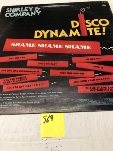 Shirley & Company Disco Dynamite  Vinyl LP Album