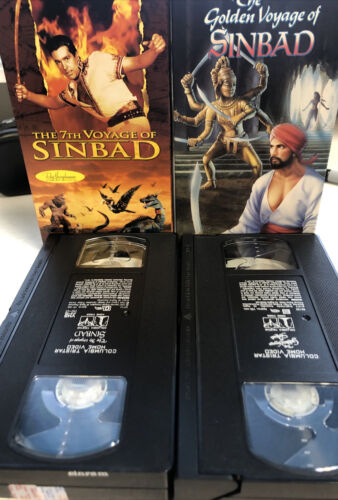 the 7th voyage of Sinbad | The Golden Voyage of Sinbad(1973-2000) Vhs Bundle