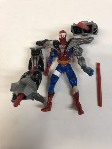 CYBORG SPIDER-MAN Animated Series Spider Wars ToyBiz 1996  Complete Mint