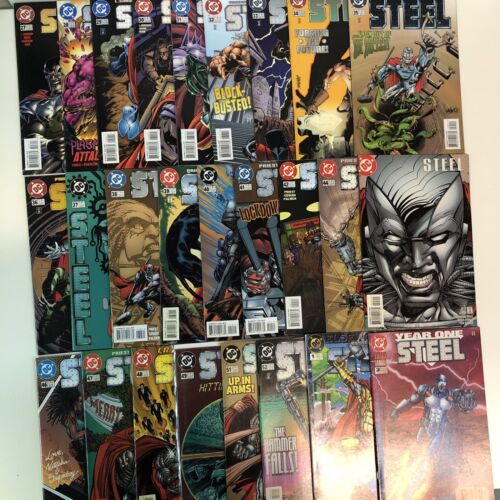 Steel (1994) Consequential Set # 0-1-52 & Annual 1-2 (VF/NM) Missing # 17-43-50