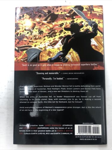 The new 52! Earth 2 Vol.3 Battle Cry By James Robinson (2014) TPB HC