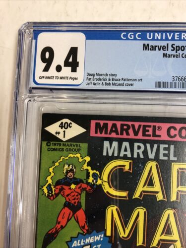 Marvel Spotlight V2 (1979) #6 CGC (9.4 NM OFWTWP) | Captain Marvel # 1