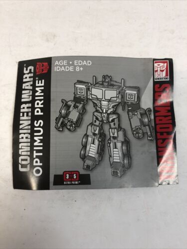 Transformers Generations Combiner Wars Optimus Prime 2014 Complete Mint w/instr