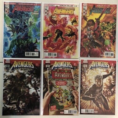 The Avengers (2017) Complete Set 672-690 (VF/NM) Marvel Legacy Comics