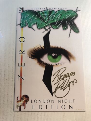 Razor (1995) Zero VF/NM Signed Richard Pollard ~ Everette Hartsoe | London Night