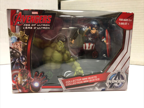 Marvel Age Of Ultron Cineplex Collectible Bust Captain America And Hulk