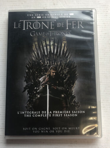 Game of Thrones: The Complete First Season (DVD, 2012, 5-Disc Set)