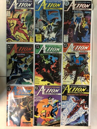 Action Comics Weekly (1987) # 584-650 Missing # 616 & 631 (F/VF) DC Comics