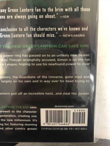 Green Lantern Vol.3 : The End  (2014) Dc Comics TPB SC Geoff Johns