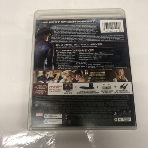 The Amazing Spider-Man (2012) • Blu-ray/DVD • Canadian 3D • Marvel