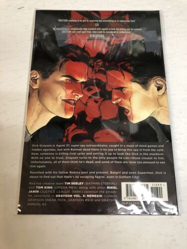 Grayson Vol. 3: Nemesis (2016) Dc Comics TPB Softcover Tim Seeley