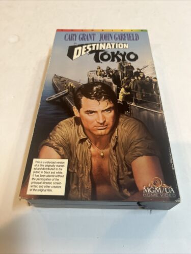 Destination Tokyo (VHS 1990) Gary Grant • John Garfield | MGM