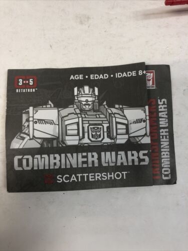 Transformers Generations Combiner Wars Scattershot 2015 Complete Mint w/instruc