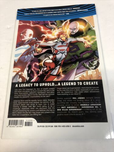 Superwoman Vol.1 Who Killled Superwoman (2017) DC Comics  TPB SC Phil Jimenez