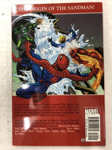 Spider-Man: Saga Of The Sandman (2007) TPB Marvel Comics