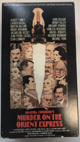 Murder on the Orient Express (1998) Vhs ~ Agatha Christie | Albert Finney