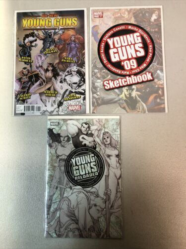 Young Guns (2006) 3 One-Shots (VF+/NM) Set Marvel Sketchbook All-new Reloaded