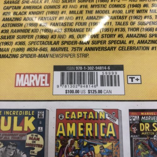 The Best Marvel Stories (2022) Stan Lee| Omnibus| Marvel | Hardcover| New-sealed