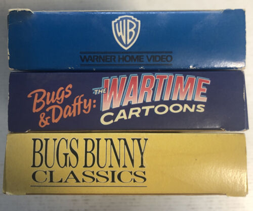 Bugs Bunny (1985-1989) Classic | Wartimes | Wacky Adventures Vhs Bundle