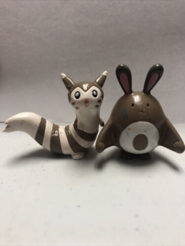 Pokemon TOMY 2" figures SENTRET AND FURRET NINTENDO CGTSJ 1999