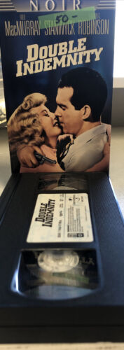 Double Indemnity (1998) Vhs ~ Fred Macmurray | Barbara Stanwyck