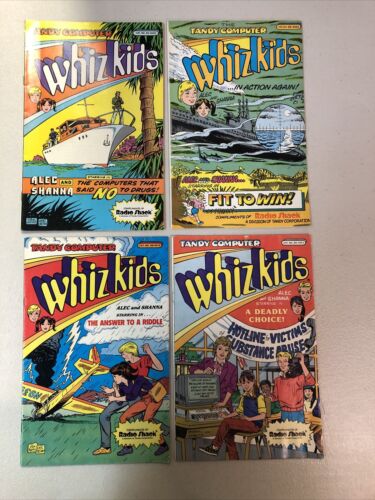 Tandy Computer Whiz Kids (1986) 4 One-Shots (FN-/FN+) Set Alec And Shanna