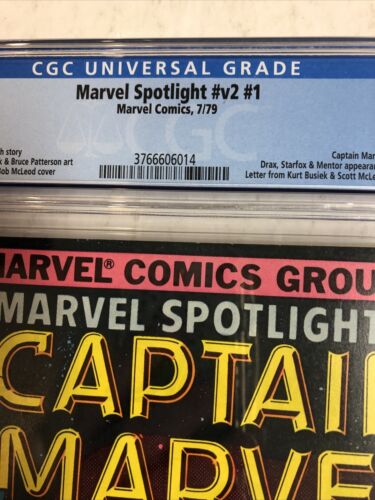 Marvel Spotlight V2 (1979) #6 CGC (9.4 NM OFWTWP) | Captain Marvel # 1