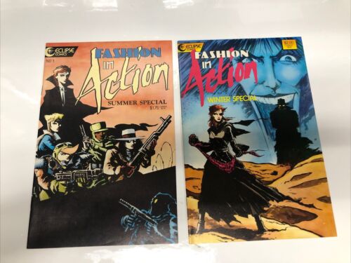 Fashion In Action (1986) Summer Special # 1 • Winter Special # 1 •Eclipse Comics