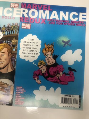 Marvel Romance Tedux Set Of 4 Comics Issue