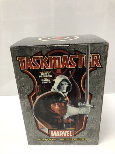 MARVEL TASKMASTER MINI-BUST • RUBEN PROCOPIO RANDY BOWEN • 2688/3000 • 6" TALL