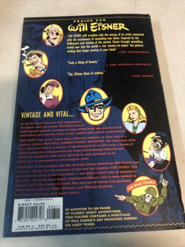 Will Eisner’s The Spirit Archives Vol.8(2002) HC DC Comics