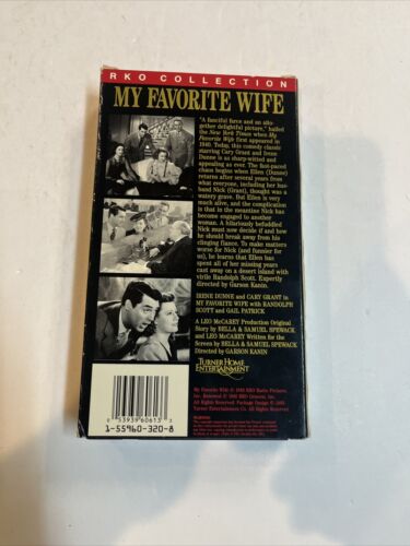 My Favorite Wife (VHS) Gary Grant • Irene Dunne | Turner Home