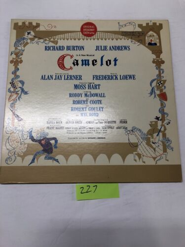 Camelot Original Broadway Cast Recording  Vinyl LP Album