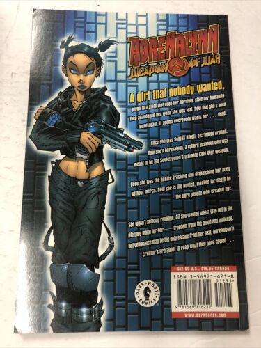 Adrenalynn: Weapon Of War By Tony Daniel (2001) Dark Horse Comics TPB SC