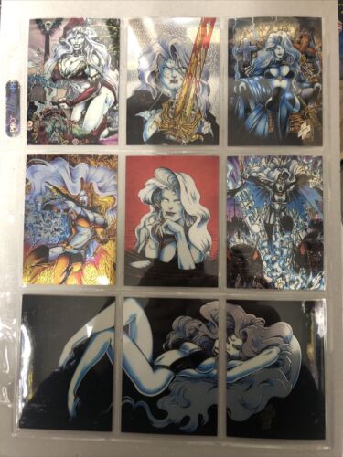 Lady Death Chromium Cards (1994) 1-90Complete Set + Romen Of Chaos 91-99