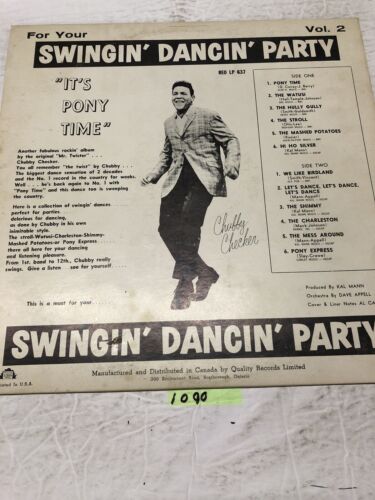 Chubby Checker It’s Pony Time Vinyl  LP Album