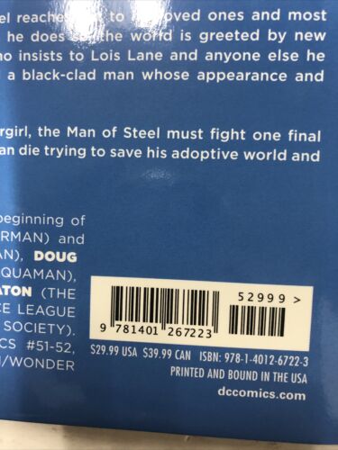 Superman The Final Days Of Superman (2016)  DC Comics HC