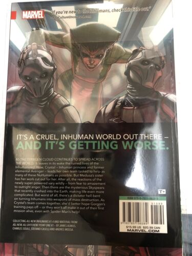 Inhuman Vol.1: Global Outreach (2015) Marvel TPB SC Charles Soule