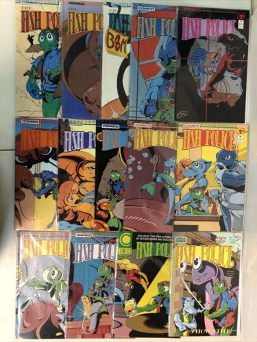 The Fish Police (1985) # 0-1-11 & # 5-26 & Special # 1 (F/VF) Comico