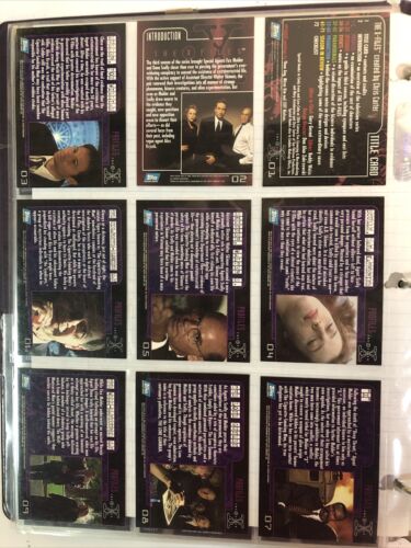 X-Files Trading (1995) Trading Cards Complete Season