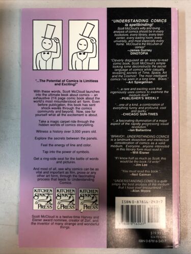 Understanding Comics The Invisible Art (1993) By Scott McCloud TPB Kitchen Sink