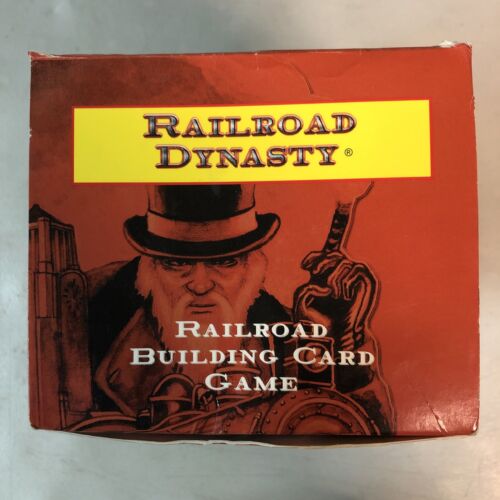 Railroad Dynasty Railroad Building Card Game (1997) Box of 10 Games (Missing 3)