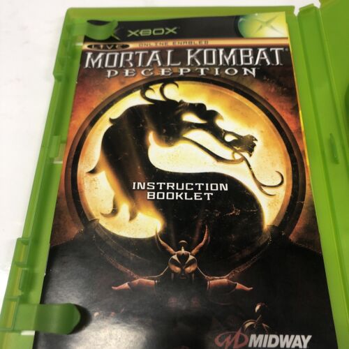 Mortal Kombat: Deception (2004) Xbox • Midway • Video Game • Online Enabled