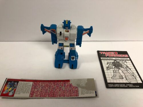 1985 Transformers Topspin G1 With Instructions