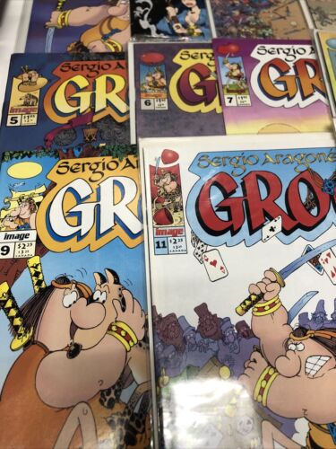 Groo (1998) Set # 1-12 Missing # 10 (FN/VF) Image Comics • Sergio Aragones