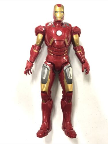 Marvel Avengers 10" Iron Man Talking Action Figure Sounds Blasters Hasbro 2012