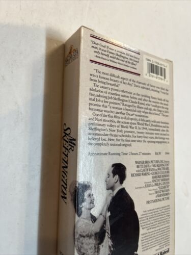 Mr. Skeffington (VHS, 1990) Bette Davis • Claude Rains • Walter Abel | MGM/UA