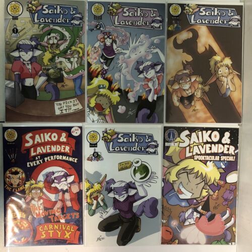 Saiko & Lavander (2002) Starter Consequential Set # 1-5 & Special # 1 (VF/NM)