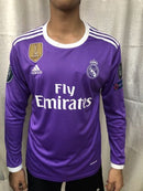Ronaldo “7” Jersey Real Madrid 2016-2017 Ronaldo Long Sleeve Jersey • Adidas •